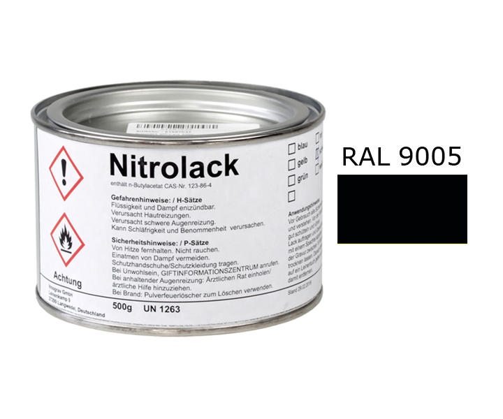 Nitrolack schwarz 500g -UN1263-