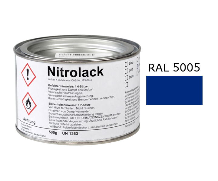 Nitrolack blau 500g -UN1263-