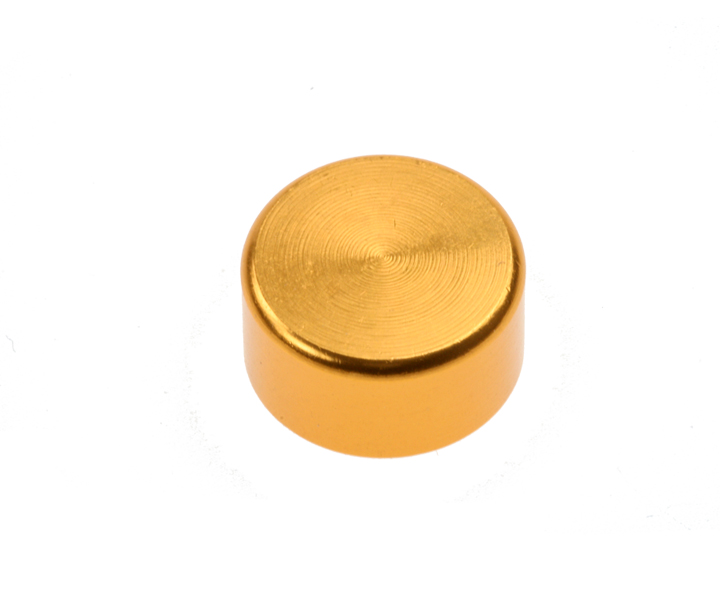 Aluminium Zierkopf 12mm gold  #61121